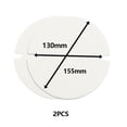 thumbnail image 1 of 2/4Pcs Ceramic Fiber Paper For Sealing Of Furnace Tube Pellet Flaps 125/155Mm Flue Pipe Gasket Material Stove Door Glass Seal, 1 of 7