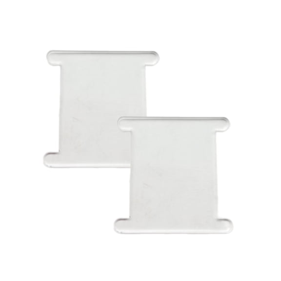 2/4Pcs Clear Acrylic Thread Bobbins Acrylic Thread Winder Acrylic Thread Spool Embroidery Thread Organiser Plates