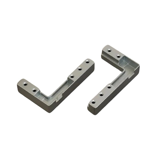 2/4Pcs Concealed Hinges Cabinet Door Hinge Up and Down Door Pivots Corner Codes for Panel Cupboard Easy to Install