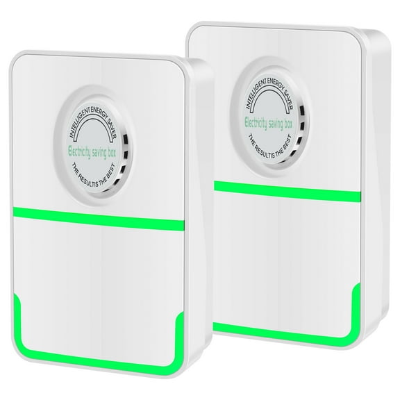 2/4Pcs Power Saver 90V-250V 30kw Electric Energy Saver US Standard Household Electricity Saving Box Portable Power Saving Device Household Voltage Stabilizer for Home Office