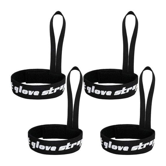 2/4Pcs Ski Glove Leash Elastic Sport Glove Safety Strap Slim Wrist Leash Glove Fixing Band for Mountaineering Skiing Snowboarding Accessories