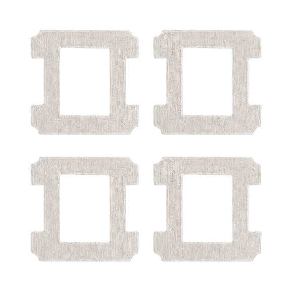 2/4Pcs Washable Mop Cloths Rags Pads Accessories Window Robot Vacuum Cleaner Dry Wet Mop Cleaner Cloth Rag for W1/W1PRO
