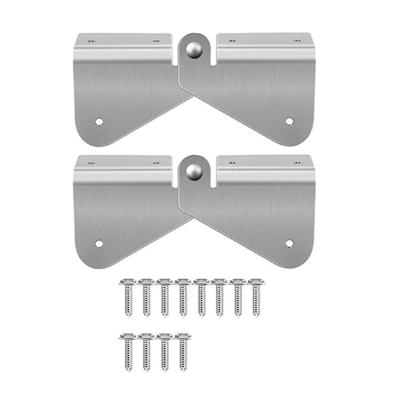 2/4Piece Stainless Steel Gutter Extension Hinge Downspout Extension Hinge Gutter