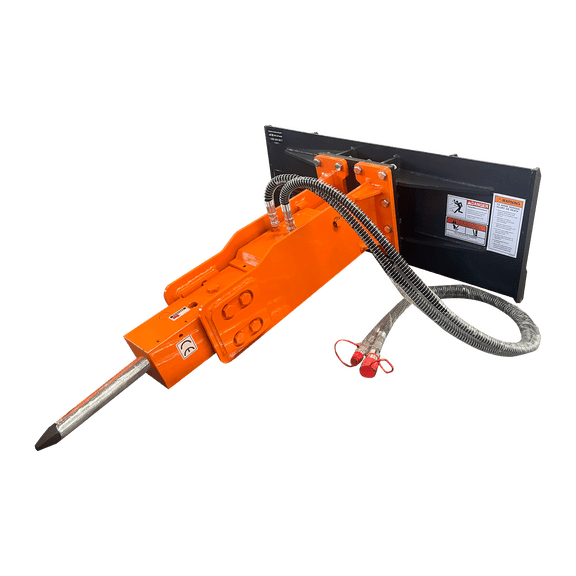 2-4T Hydraulic Concrete Breaker Hammer Skid Steer Chisel Drilling Tool
