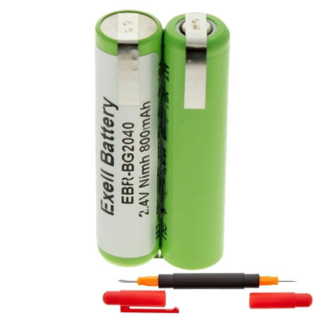 2.4V NiMH 800mAh Razor Battery for BodyGroom 7100 TT2040/32, BG2040/34