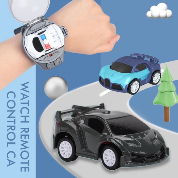 (2.4g Alloy Upgraded Lighting Version) Green Lamborghini Watch Remote Control Car Black Technology Children'S Toy Electric Mini Alloy Racing Car Boy Educational Birthday Gift