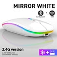 thumbnail image 1 of 2.4g Wireless Mouse Bluetooth-compatible Rgb Rechargeable Mute Led Backlight Ergonomic Gaming Mouse For Laptops, 1 of 5