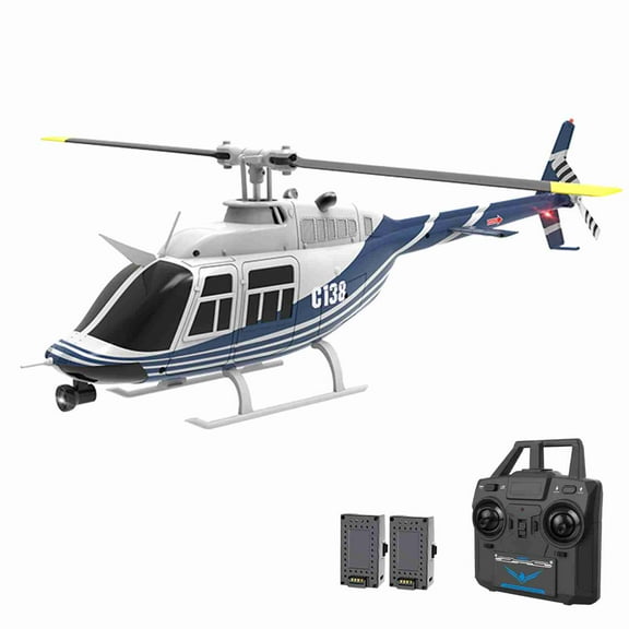 2.4ghz 2.4GHz Remote Control Helicopter 4CH Single Propeller Helicopter With Function One Click Roll Takeoff And Landing Six Axis Gyroscope Stabilization