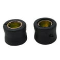 2/4pc12MM Motorcycle Rear Shock Absorber Rubber Bush Suspension Black