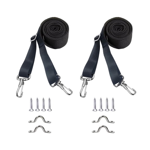 2/4pcs Adjustable Bimini Top Straps Boats Awning Webbing Straps with Heavy Duty Loop Marine Nylon Top Straps