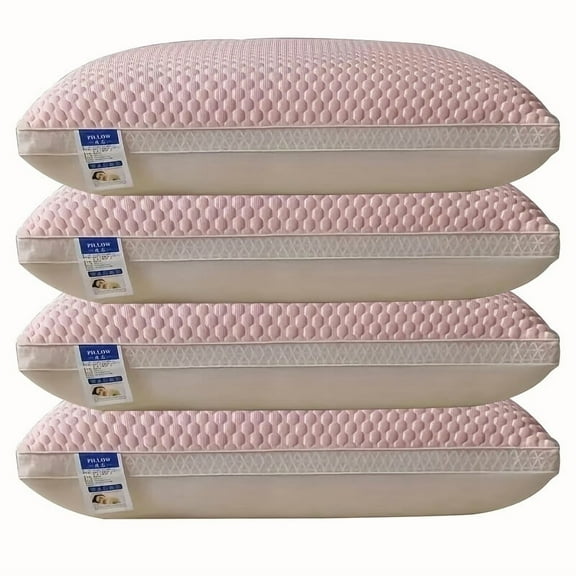 2/4pcs Cold Pillow Pillow Core, Hotel Quality Home Pillow, Soft And Comfortable Skin Friendly Sleep Bed PillowBreathable Cooling Tofu Pillows - Relax Neck Support For Easy Sleep Comfort