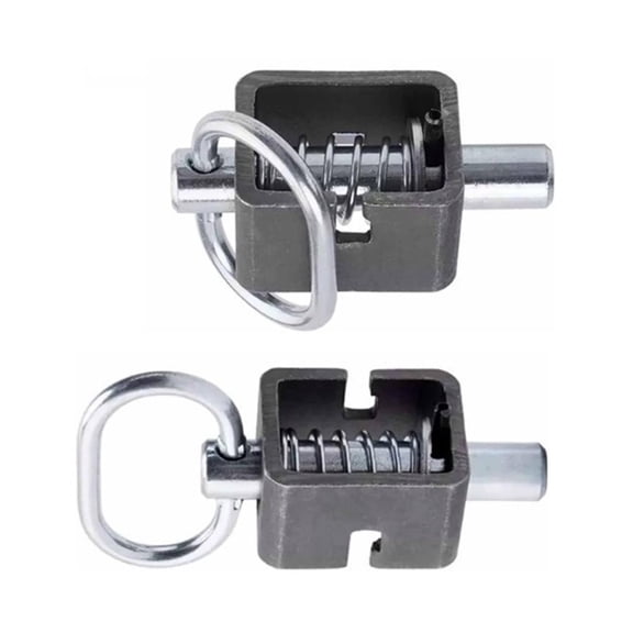 2/4pcs Heavy-Duty Trailer Gate Latch - Corrosion-Resistant Spring Lock Assembly