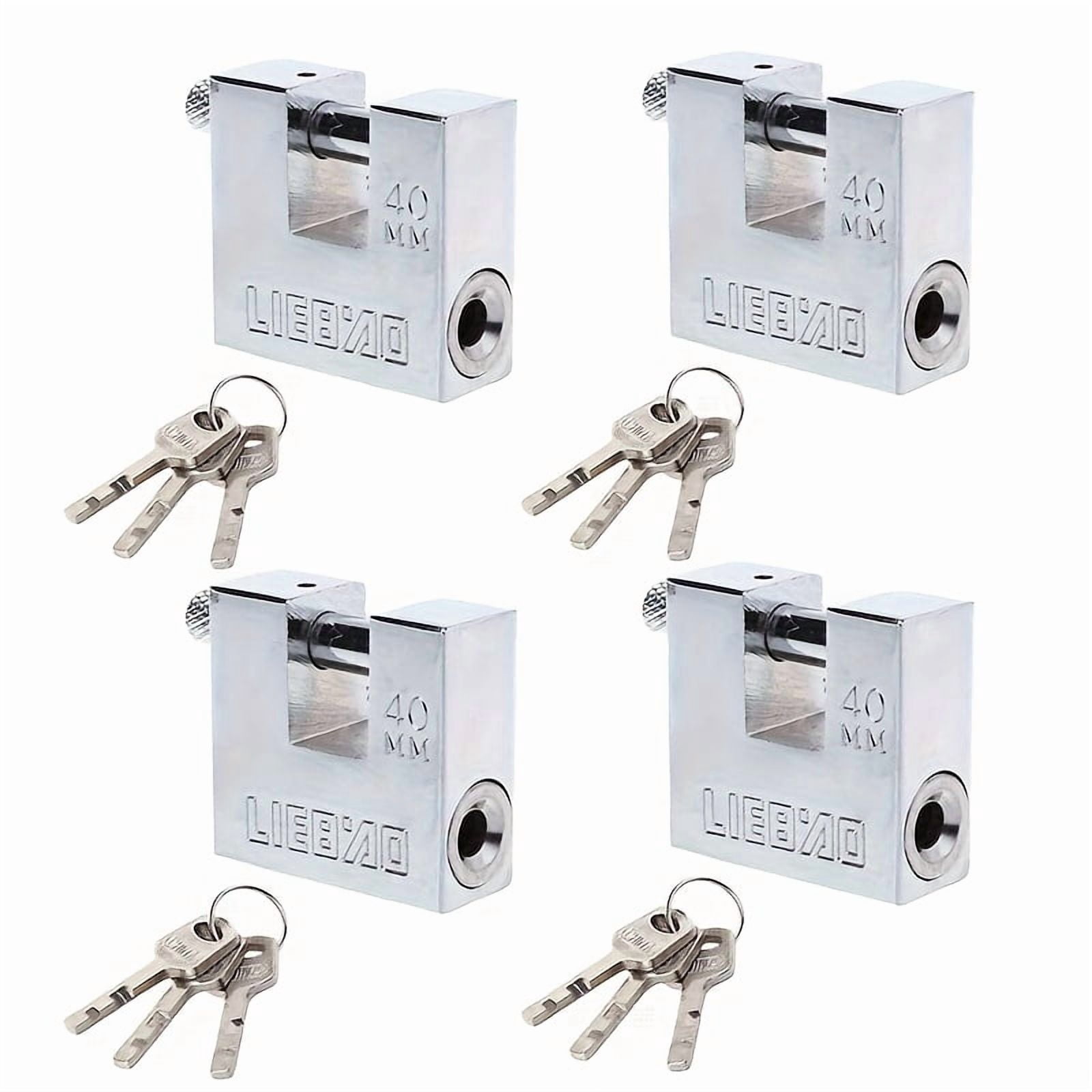 2/4pcs Of Heavy-duty Safety Padlocks,40mm Anti-theft Lock Shackle, Anti ...