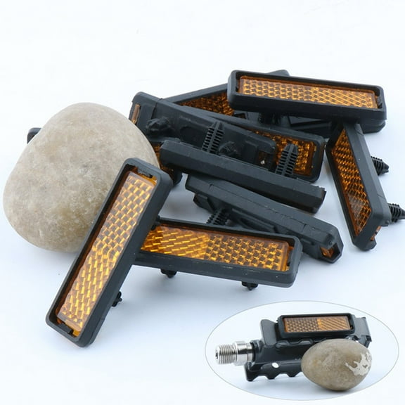 2/4piece Pedal Reflectors Bicycle Pedal Reflector Rear Reflector High Brightness