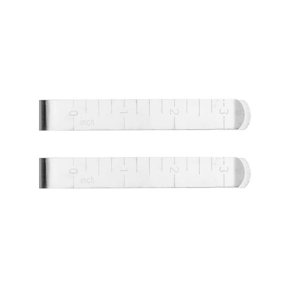 2/5/10Pieces Sewing Clips Stainless Steel Hemming Clips 3Inch Sewing Clip Measurement Ruler for Fabric Pinning Marking