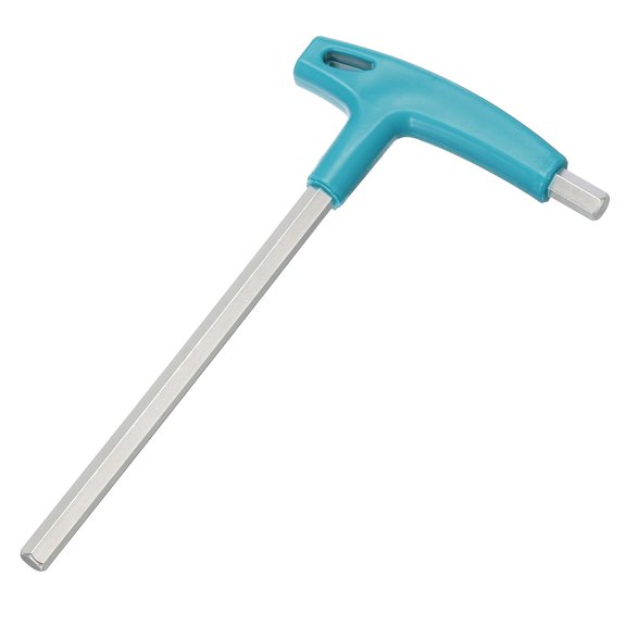 2.5-10mm Extra Long Arm T-Handle Hex Key Wrench Chrome Finish Spanner