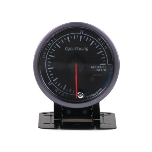 2.5" 60mm Amber & White LED Electronic Car Air Fuel Ratio Gauge Kit Black Face