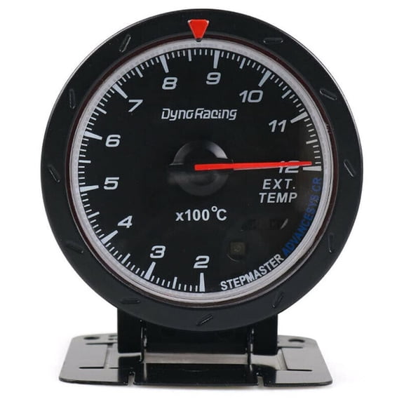 2.5" 60mm Car 200-1200 Degrees Celsius Display Range Exhaust Gas Temperature EGT Exhaust Temp Gauge LED for Most 12V Cars Vehicles