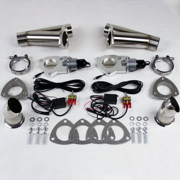 2.5" (63mm) Electronic Exhaust Cutout - Dual System - Stainless Steel