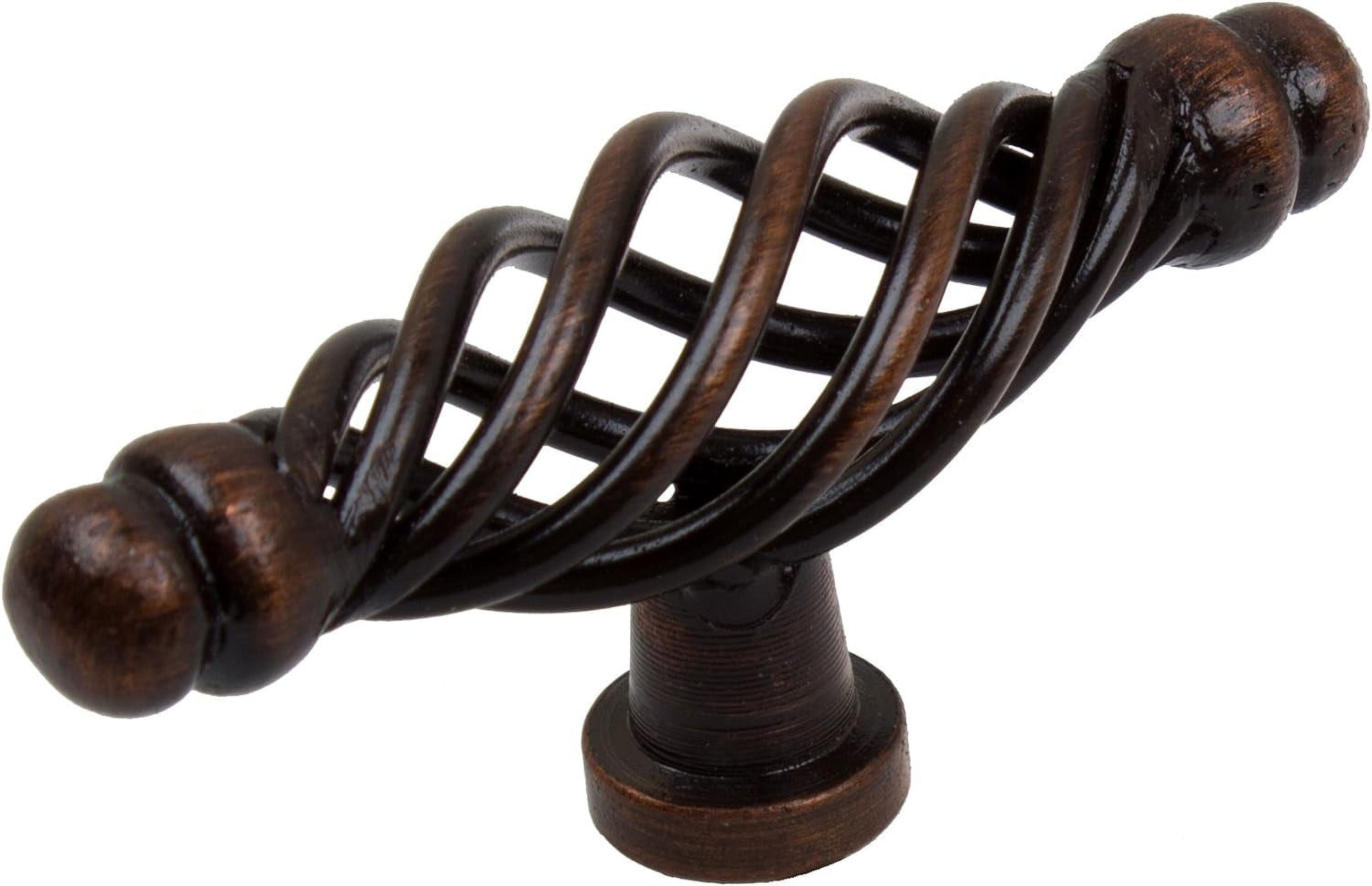 25/8" Double Rounded End Birdcage TKnobs, Oil Rubbed Bronze