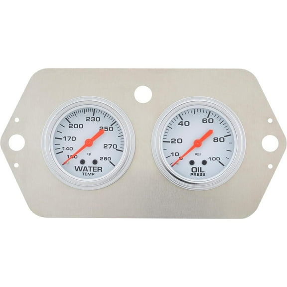 2-5/8 Inch Oil Pressure and Water Temp Gauge Set