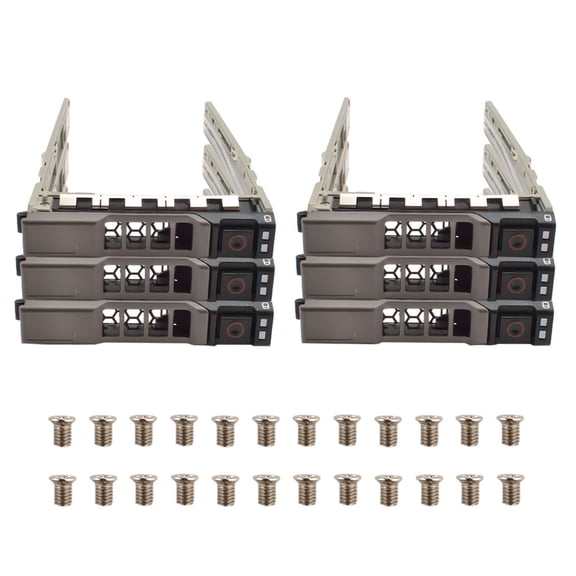 2.5" 8FKXC/G176J 6pcs SAS SATA Drive Caddy For Power Edge R520 R620 R720 R720XD