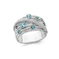 thumbnail image 1 of 2/5 Carat (Ctw) London Blue Topaz Ring in Sterling Silver, 1 of 6