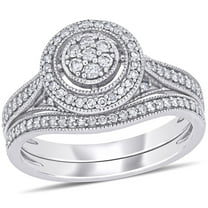 Everly Women's Diamond 10k White Gold Bridal Set
