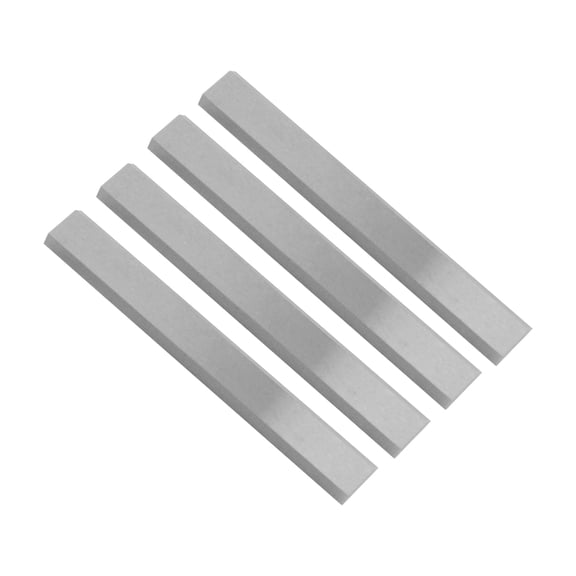 2.5" Carbide Paint Scraper Blades, Double-Edged Reversible Replacement Tungsten Steel Blades, Fit for 2.5in scraper, for Removing Paint, Wood, Glue and Grout - 4pcs