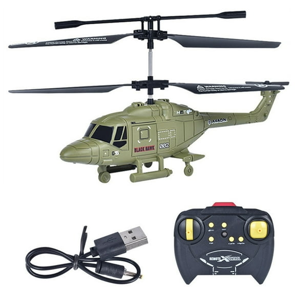 2.5-Channel USB Rechargeable Remote Control Helicopter with Auto-Hover, LED Lights and Crash Protection for Indoor Flight