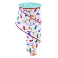 thumbnail image 1 of 2.5" Christmas Lights Ribbon: Primary (10 Yards), 1 of 4