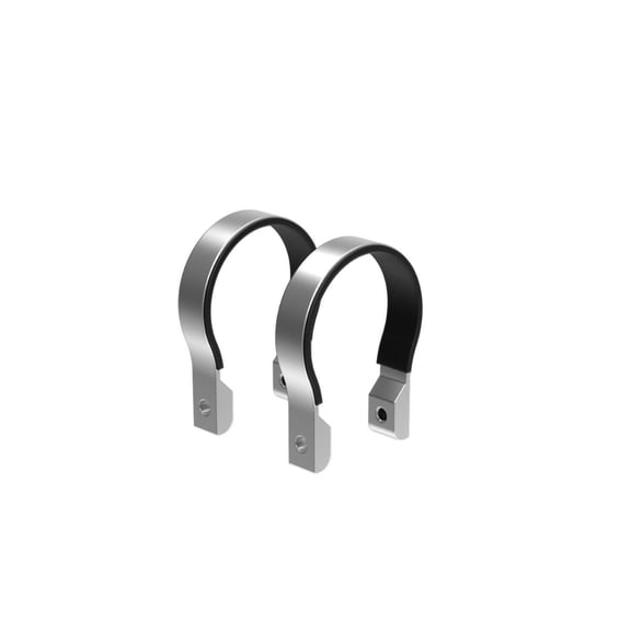 2.5" Clamp Ring, 4 pcs, Silver - CL250S