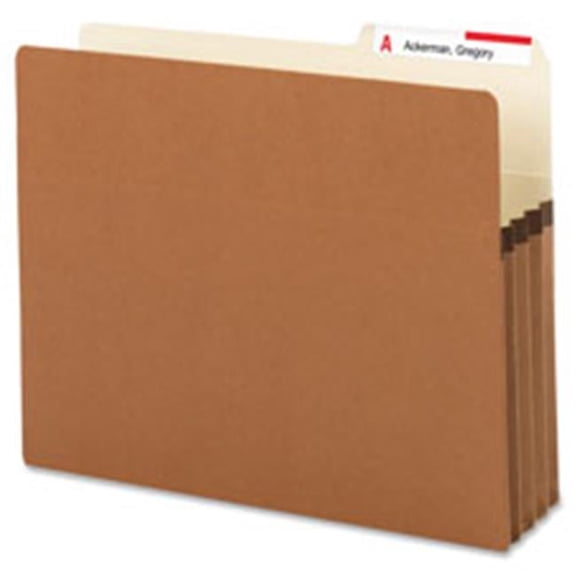 2 - 5 Cut Top Tab File Pockets - Red Rope