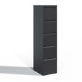 thumbnail image 1 of 2-5 Drawer Metal Vertical File Cabinet with Lock Office Home Steel Vertical File Cabinet for A4 Legal/Letter Size, 1 of 12