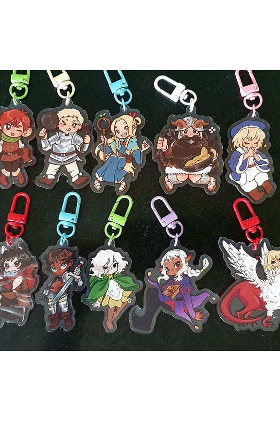 2.5 Dungeon Meshi Keychains (1 keychain)