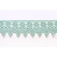 thumbnail image 1 of 2.5" Embroidered Floral 20 Color Black Blue Green Gray Pink Ivory Gold by Yard (Mint Green), 1 of 2