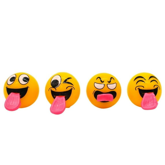 2.5" Emoji Bounce Ball - Assorted Colors (Each)