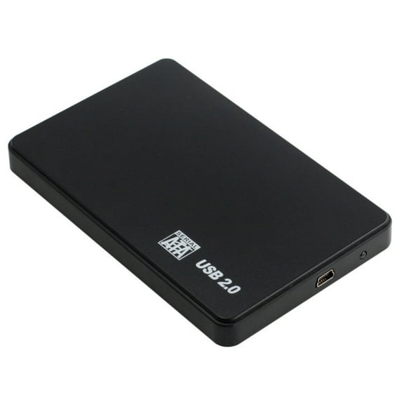 2.5 External Hard Drive Enclosure Casing 5Gbps Sata to USB 2.0 Adapter Free for 2.5inch 2TB SATA HDD SSD for Windows for Mac OS (USB 2.0 SSD case)
