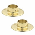 thumbnail image 1 of 2 5" Floor Flange Solid Brass Fits 2" Tubing Bracket | Renovator's Supply, 1 of 2