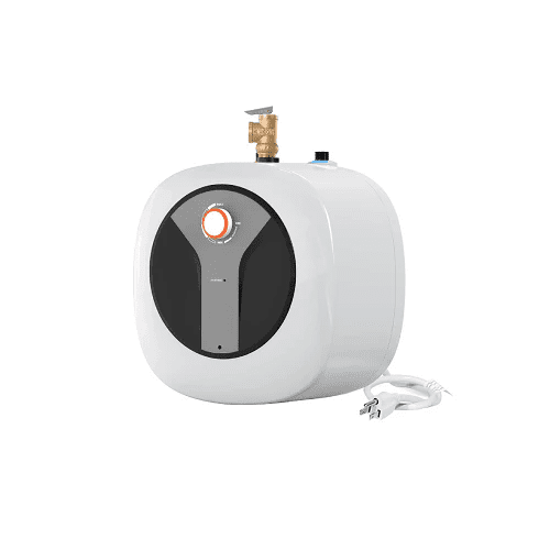 2.5-Gallon Electric Mini Tank Water Heater With 1440W Compact Hot Water Storage With Safety Valve D10-14VA（M,S）