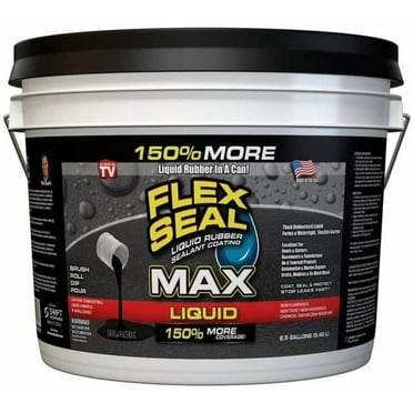 2.5 Gallon MAX Liquid Sealant Coating, Black