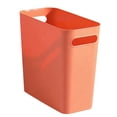 thumbnail image 1 of 2.5 Gallon Small Can,10 x 5 x11 Inch Rectangular Slim Narrow Wastebasket for B0athroom,Office Narrow Spaces,Bedroom,Toilet,RV,Near Desk,Under Sink(Orange), 1 of 3