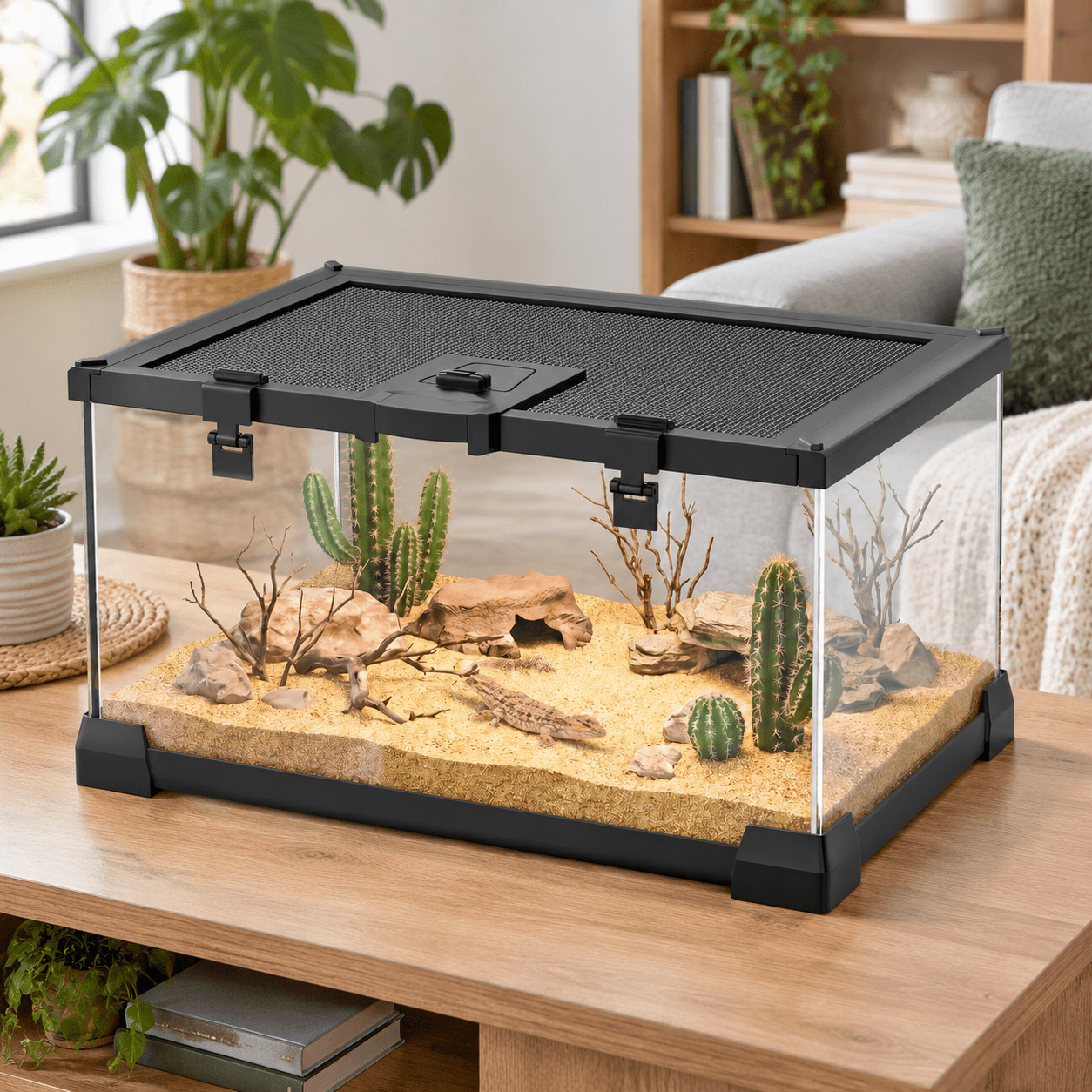 2.5 Gallon Small Reptile Amphibian Insect Enclosure 12