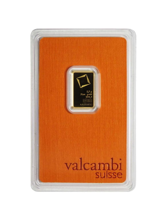 2.5 Gram .9999 Fine Gold Bar