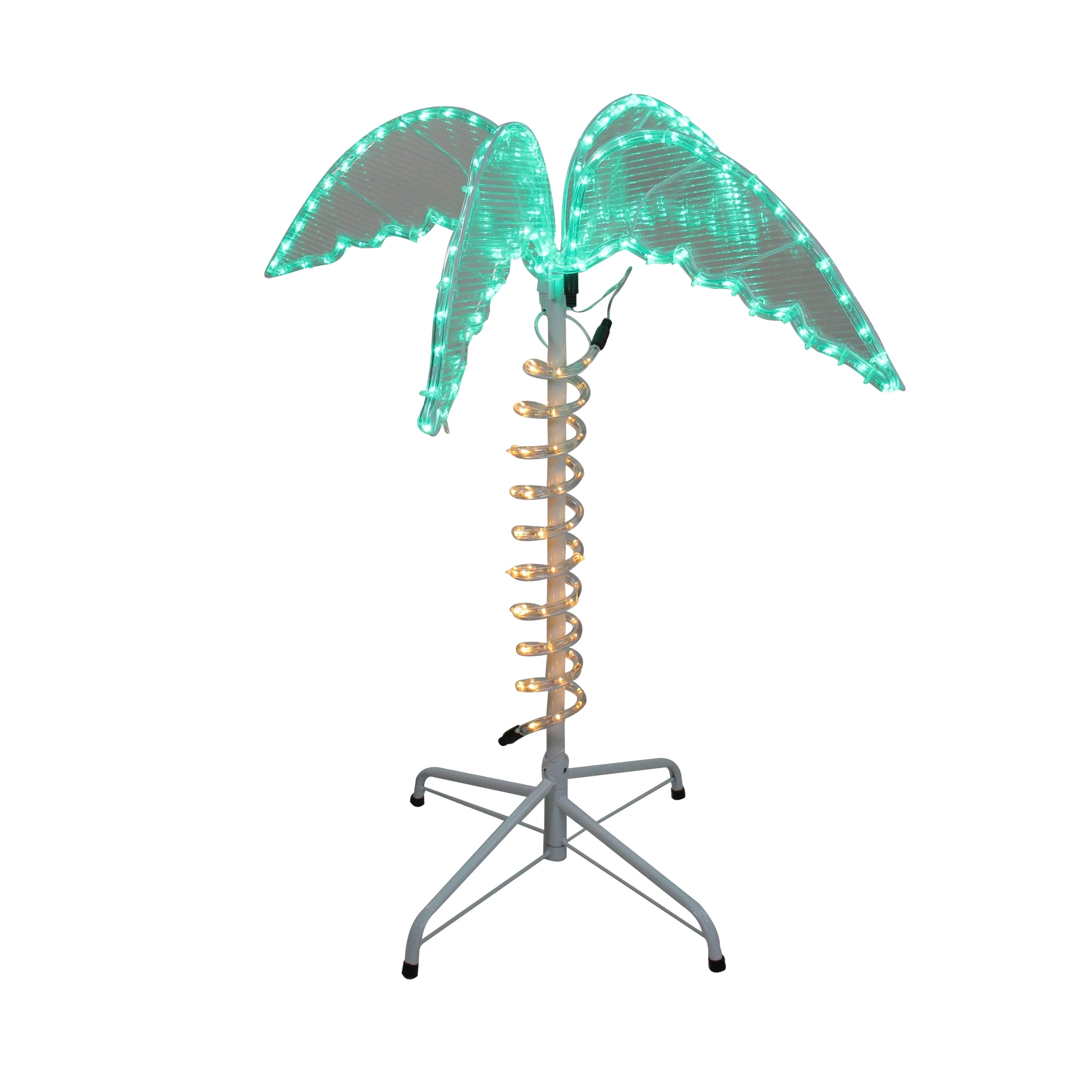 2.5' Green and Tan Palm Tree Rope Light Outdoor Decoration - Walmart.com