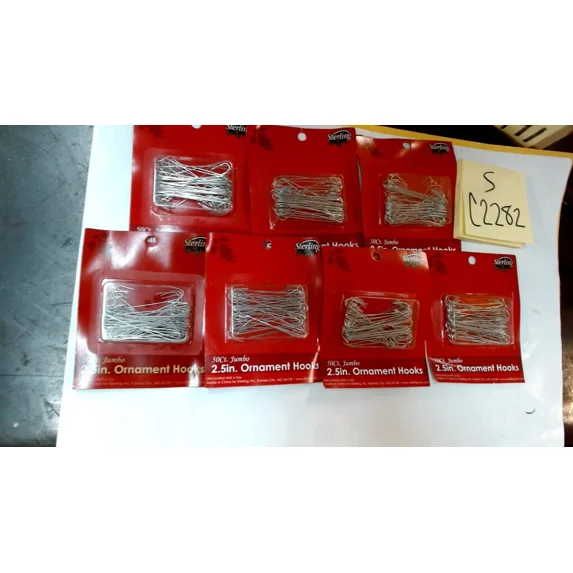 2.5 Inch (50 Count) Jumbo Ornament Hooks
