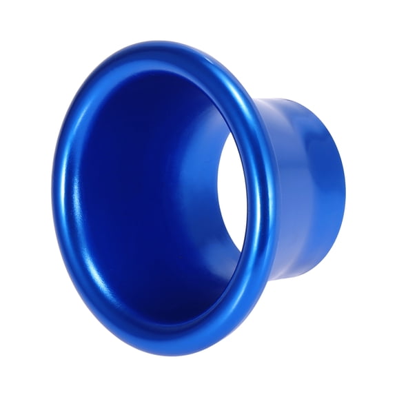 2.5 Inch Auto Bellmouth Velocity Stack Adapter Air Intake Turbo Horn Air Inlet Decorative Cover Blue
