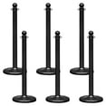 thumbnail image 1 of 2.5 Inch Black Medium Duty Stanchion (6 Pk), 1 of 9