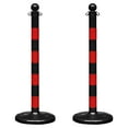 thumbnail image 1 of 2.5 Inch Black/Red Medium Duty Stanchion (2 Pk), 1 of 9