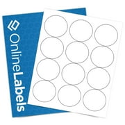 2.5 Inch Circle Labels - Inkjet/Laser Printer - Online Labels (10 Sheet Pack)